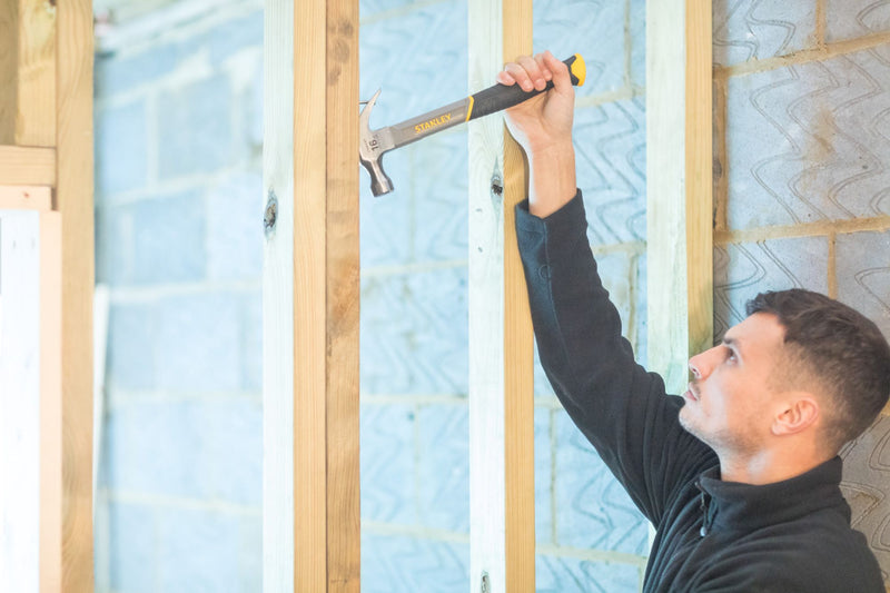 Martillo de fibra de vidrio con garra curva Stanley (STHT0-51310) de 20 oz/560 g