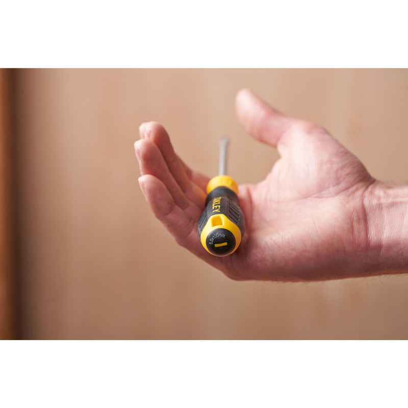 Stanley (STHT16146-0) 5.5mm X 100mm Flared CUSHION GRIP Screwdriver