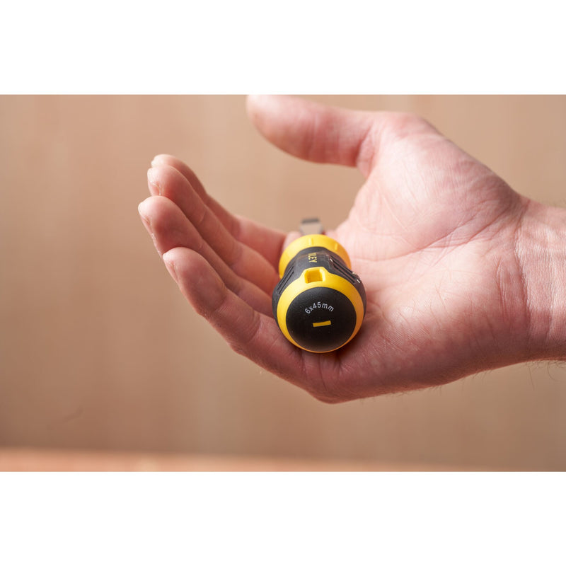 Destornillador Stanley (STHT16147-0) con mango acolchado de 6,5 mm x 45 mm