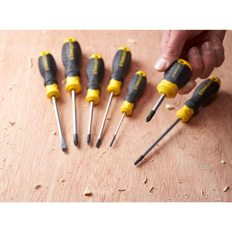 Stanley (STHT16154-0) CUSHION GRIP PH1 X 45mm Phillips Stubby Screwdriver