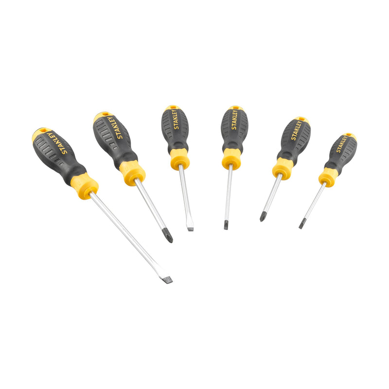 Stanley (STHT16165-0) CUSHION GRIP Parallel Flared Screwdriver Set (6 pc.)