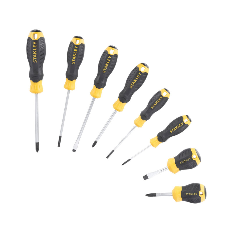 Stanley (STHT16167-0) CUSHION GRIP Flared Phillips Screwdriver Set (8 pc.)