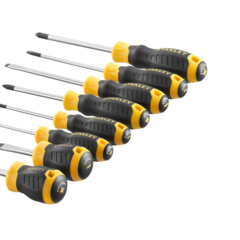 Stanley (STHT16167-0) CUSHION GRIP Flared Phillips Screwdriver Set (8 pc.)