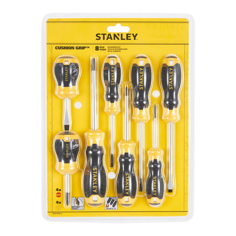 Stanley (STHT16167-0) CUSHION GRIP Flared Phillips Screwdriver Set (8 pc.)
