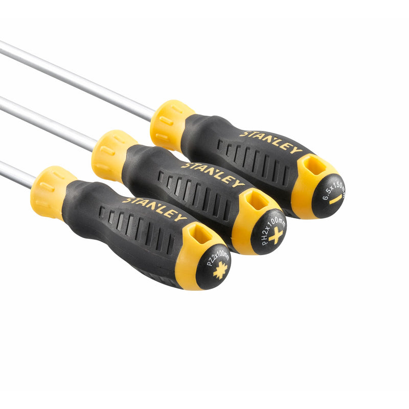 Stanley (STHT16168-0) CUSHION GRIP Flared Parallel Phillips Screwdriver Set (3 pc.)