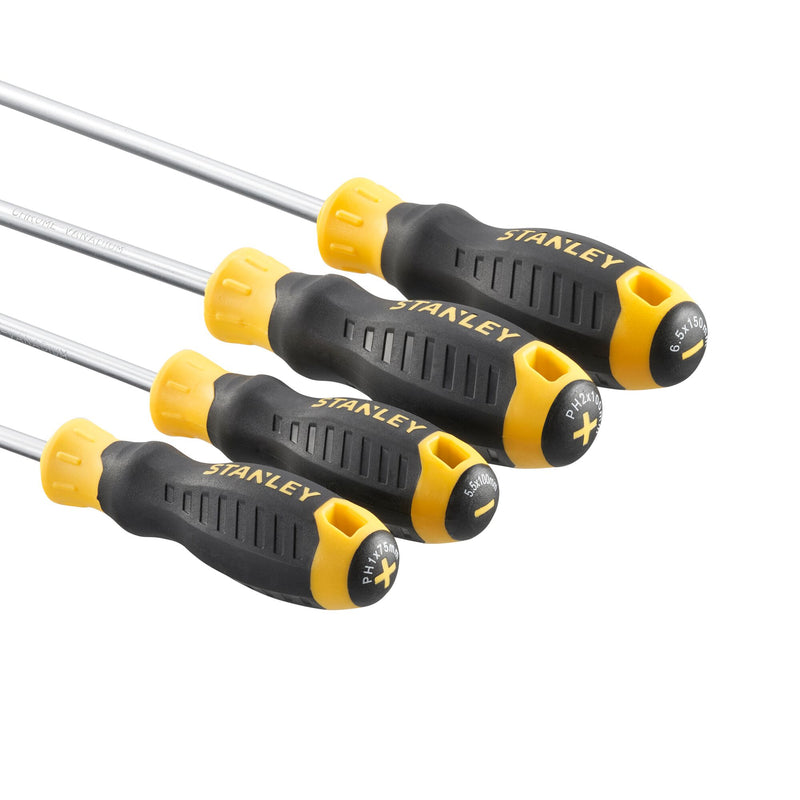 Stanley (STHT16169-0) CUSHION GRIP Parallel Phillips Screwdriver Set (4 pc.)