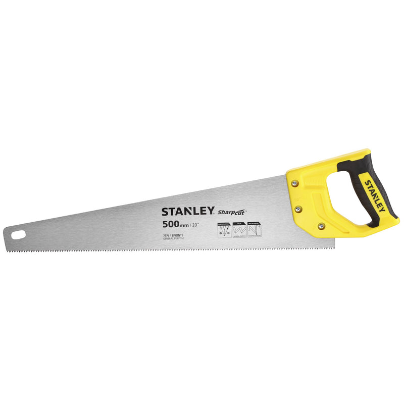 Stanley (STHT20367-1) 20 in. (500mm) 7 TPI Sharpcut Hand Saw