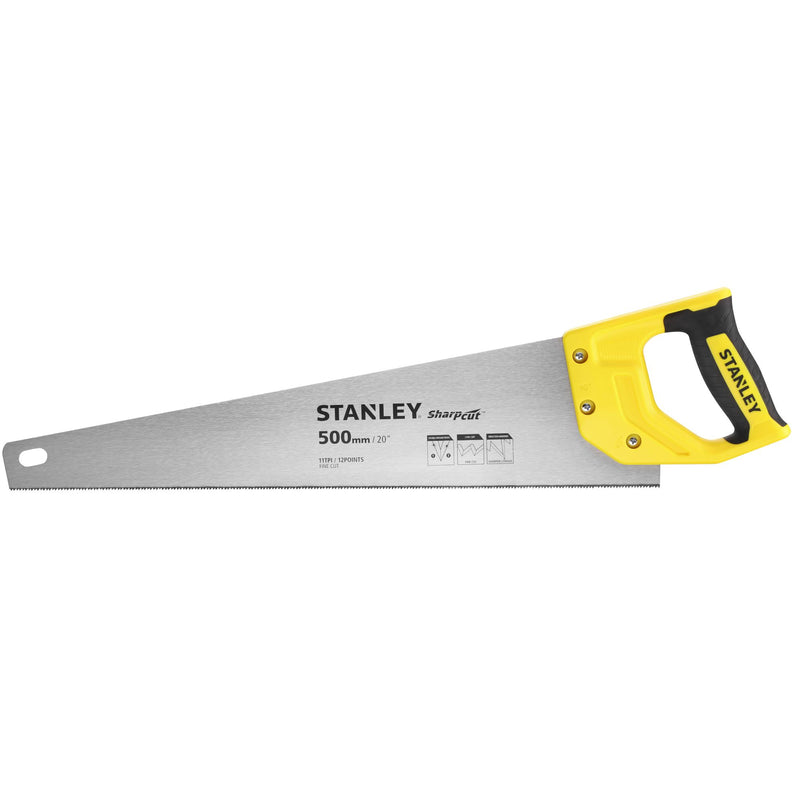 Stanley (STHT20371-1) 20 in. (500mm) 11 TPI Sharpcut Hand Saw