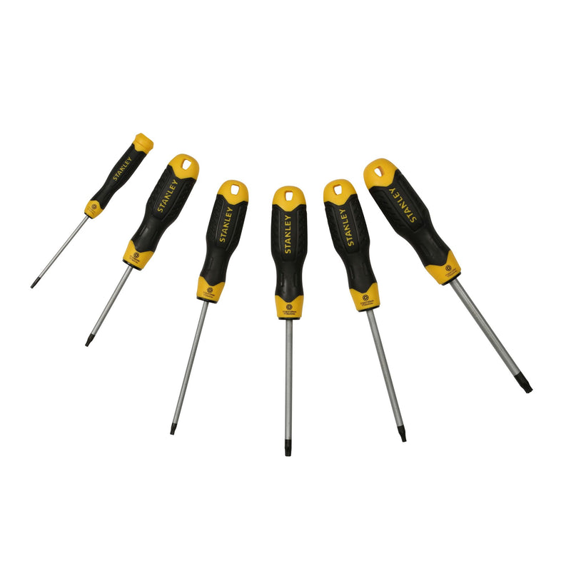 Stanley (STMT1-74182) SISTEMA TRANSMÓDULO Chave de fendas Torx com punho almofadado (6 peças)