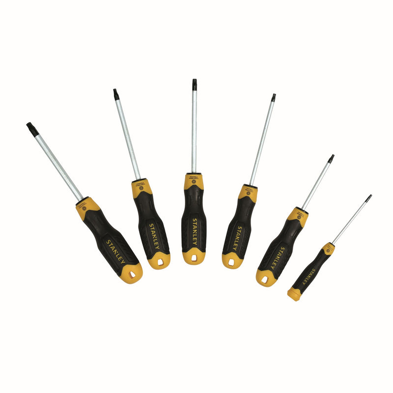 Stanley (STMT1-74182) SISTEMA TRANSMÓDULO Chave de fendas Torx com punho almofadado (6 peças)