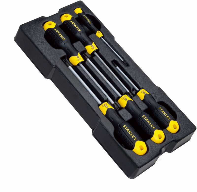 Stanley (STMT1-74182) SISTEMA TRANSMÓDULO Chave de fendas Torx com punho almofadado (6 peças)