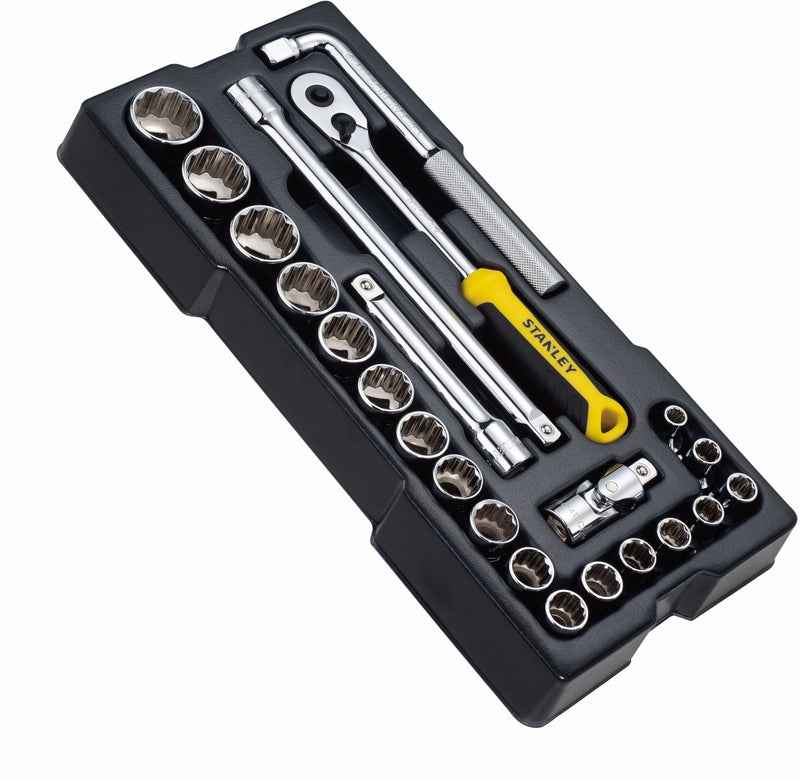Stanley (STMT1-74726) TRANSMODULE SYSTEM 1/2 in. 12-Point Socket Module (23 pc.)