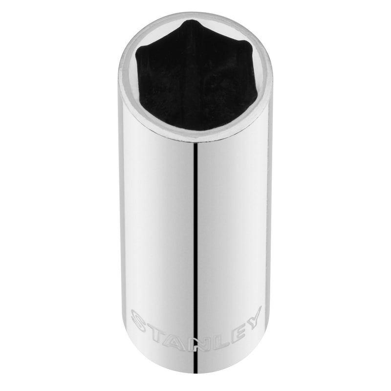 Stanley (STMT86100-0) Dado profundo de 6 puntas de 12 mm con accionamiento de 1/4 pulg.