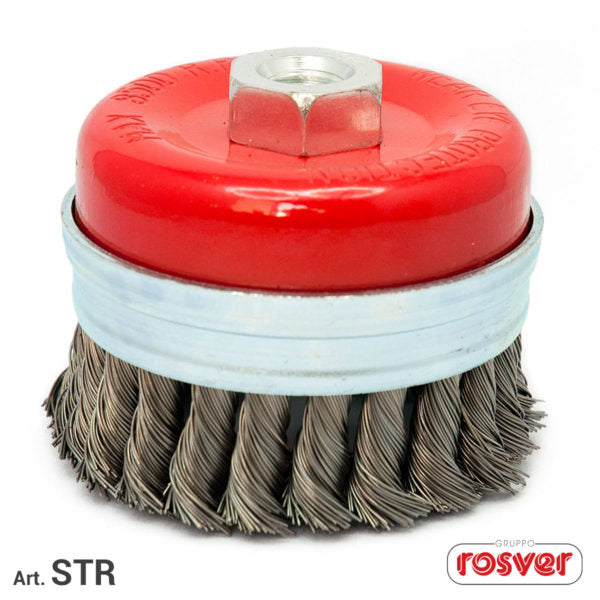 Rosver (STR) Reinforced Twisted Bunch Cup Brush