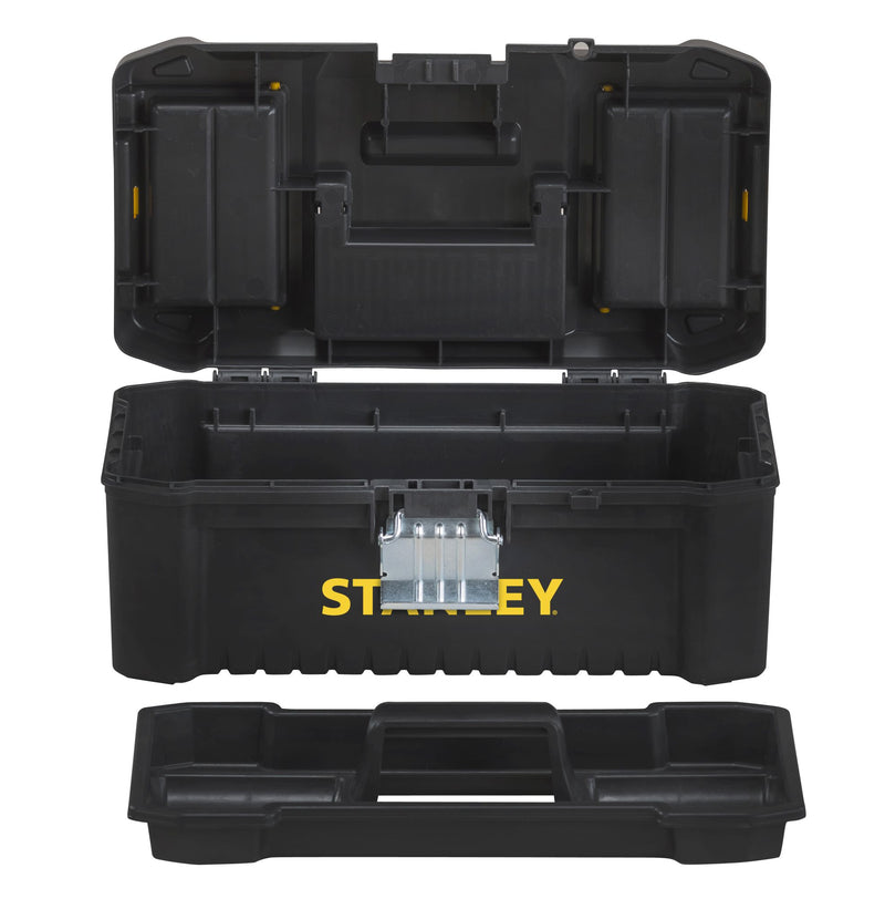 Stanley (STST1-75515) Caixa de ferramentas Essential de 12-1/2 pol. com fechos de metal