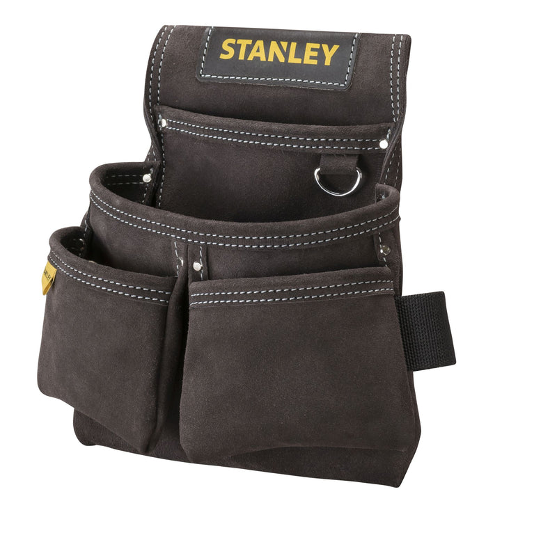 Stanley (STST1-80116) Bolsa em pele com dois bolsos e pregos