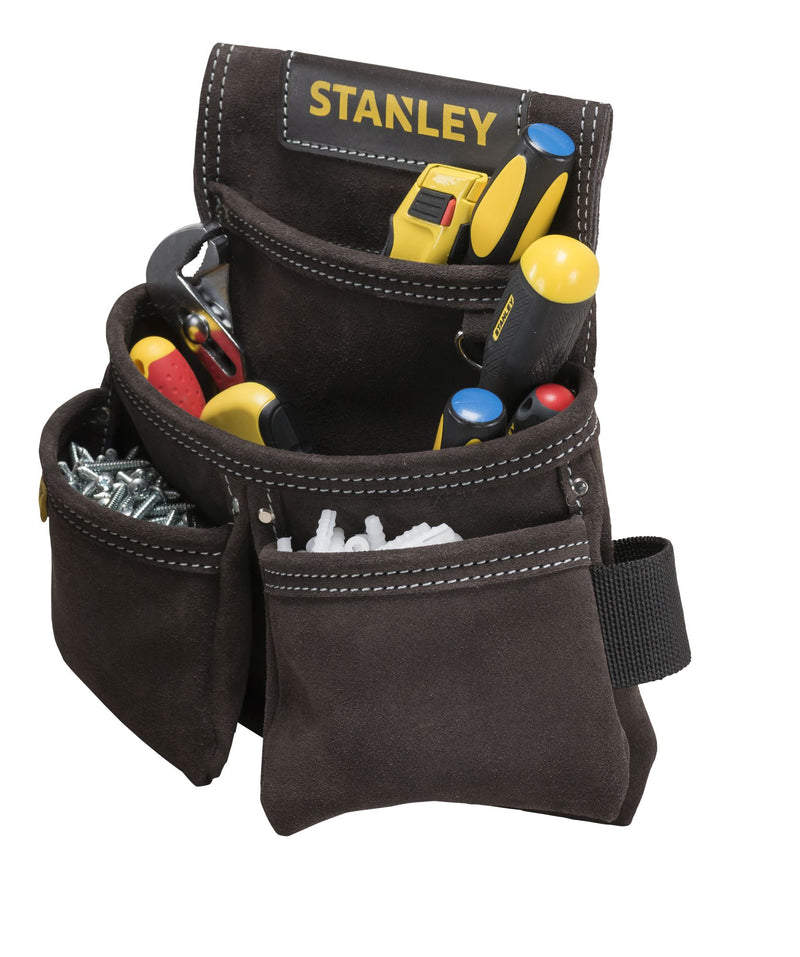 Stanley (STST1-80116) Bolsa em pele com dois bolsos e pregos