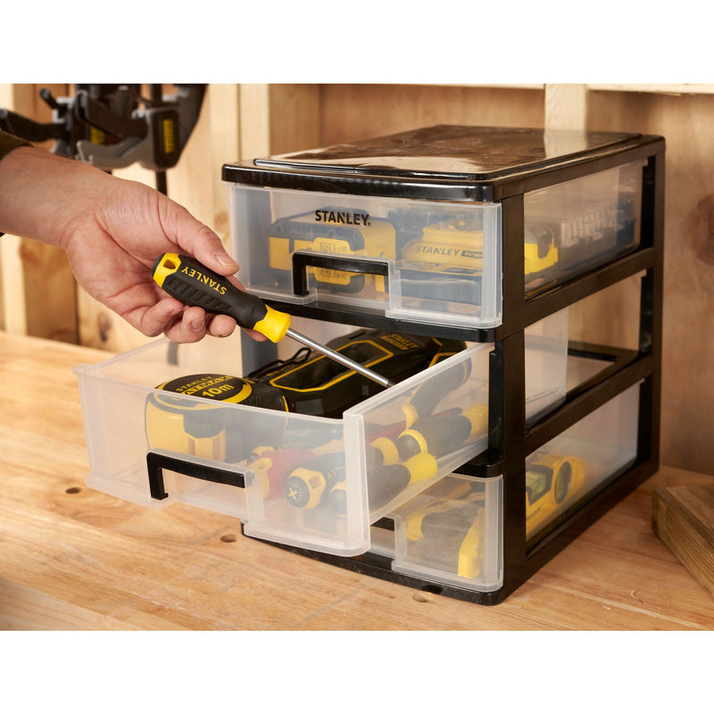 Stanley (STST40712-1) Unidade de arrumação grande com 3 gavetas