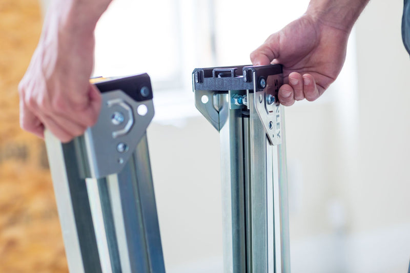 Stanley (STST81337-1) Folding Metal Sawhorse (Pair), 450kg Max. Capacity