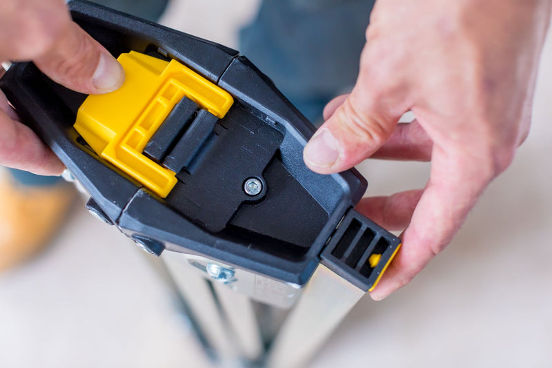 Stanley (STST81337-1) Folding Metal Sawhorse (Pair), 450kg Max. Capacity