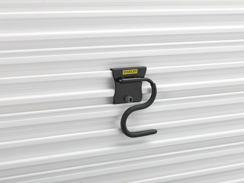 Stanley (STST82605-1) Sistema de calhas de parede com gancho de pivot curvo