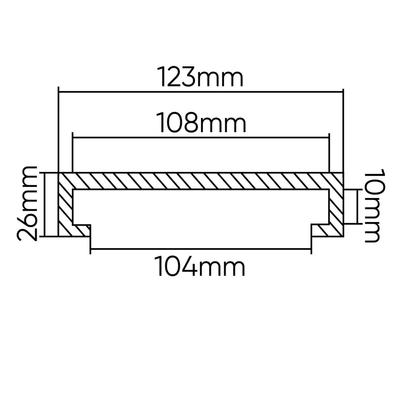 JBM (54355) Rubber Tap for Car Lift Ravaglioli/Werther 123mm