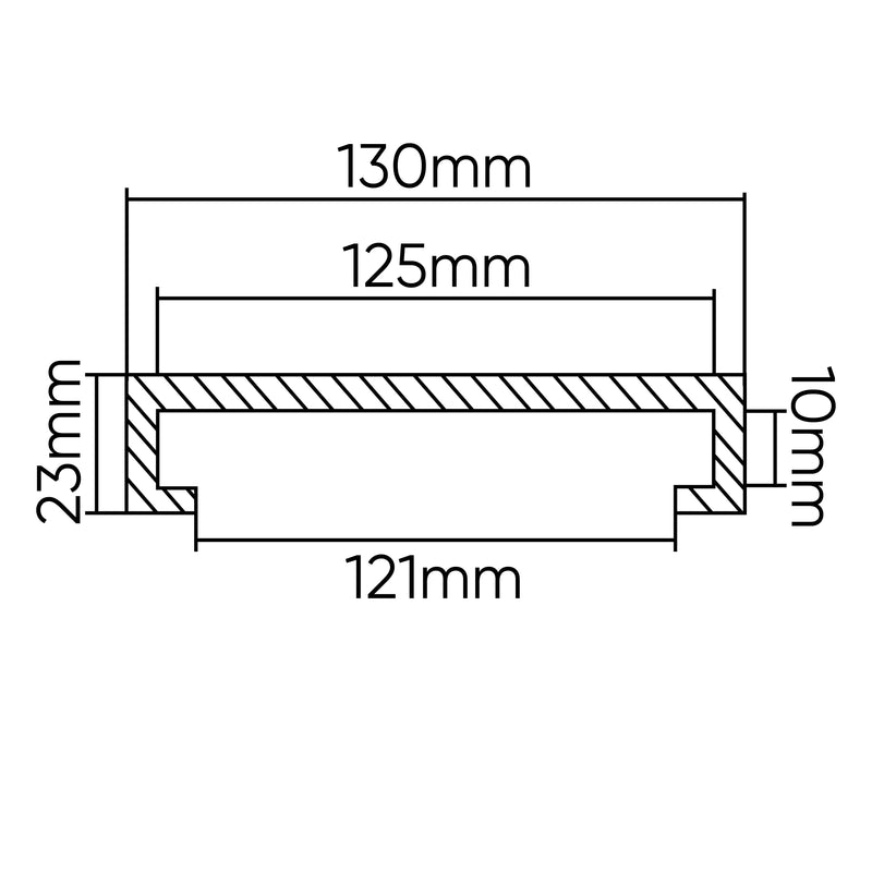 Tampón de goma JBM (54360) para elevador de coches Ravaglioli/Sirio/Space 130mm