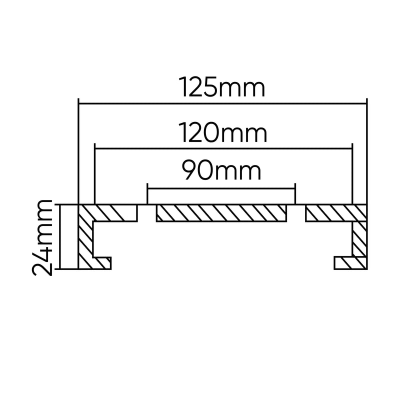 JBM (54366) Tapón de goma para elevador de coche Nassbaum/Ami 125 mm