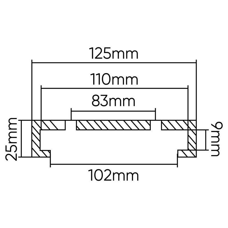 JBM (54492) Rubber Tap For Car Lift Slift/Ime 125mm