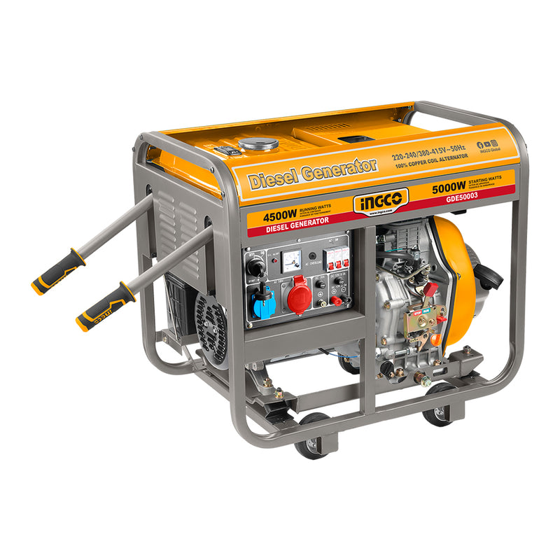 INGCO (GDE50003) 5000W Diesel Generator