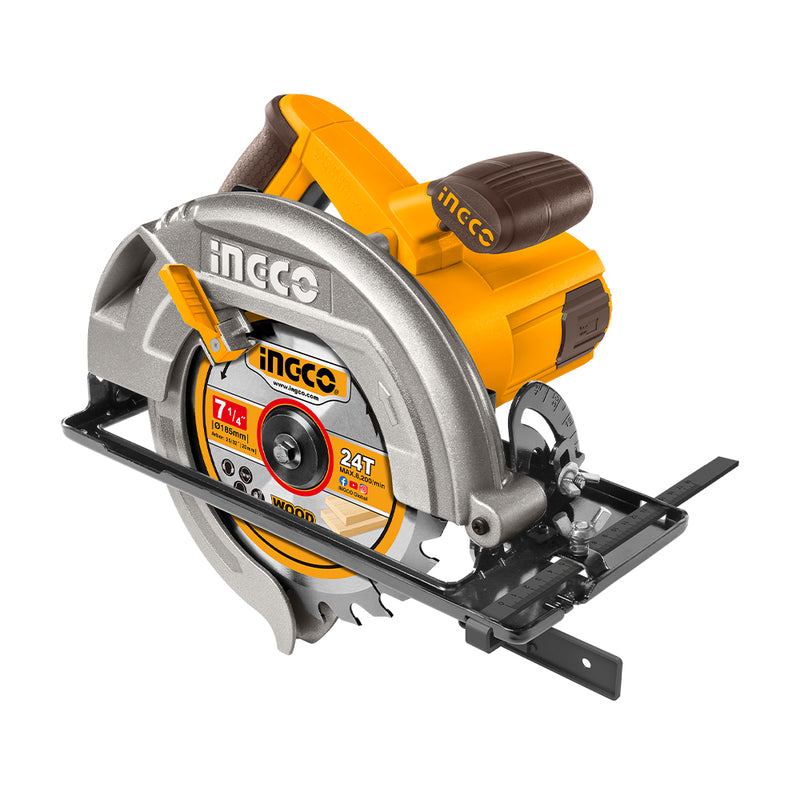 Sierra circular INGCO (CS18568) de 185 mm y 1600 W