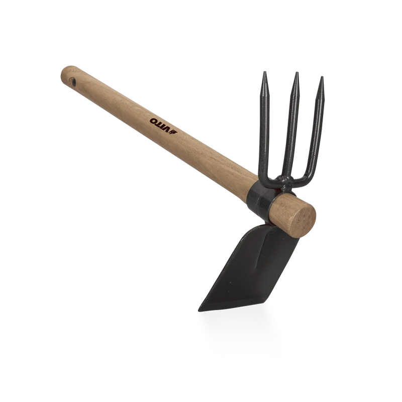 Vito (VI0014) Azada doble de 3 puntas con mango
