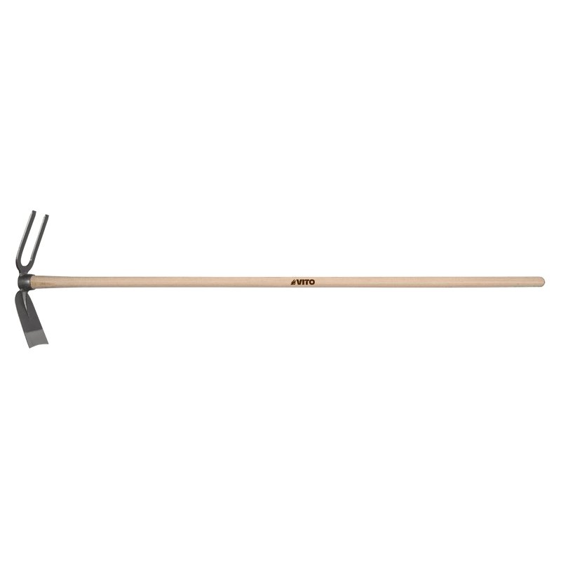 Enxada de dois dentes em sacha Vito (VI0463C) Girona com cabo de madeira
