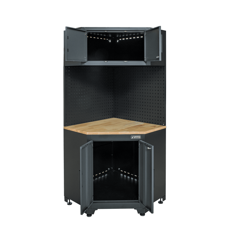 Vito (VIACGC) Garage Corner Storage Cabinet