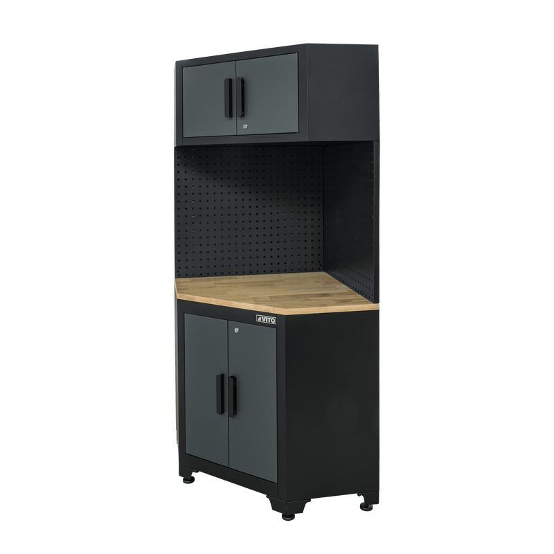 Vito (VIACGC) Garage Corner Storage Cabinet