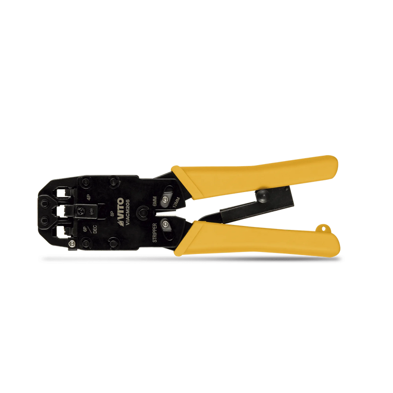 Vito (VIACM205) RJ11 RJ12 & RJ45 Modular Plug Crimper