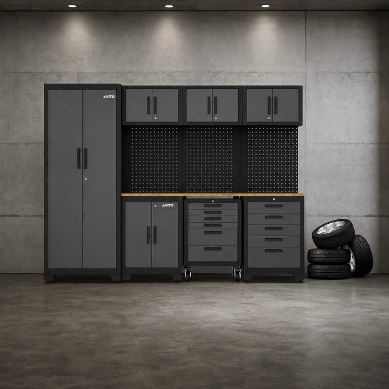 Vito (VIAGC2) Garage Storage Cabinet Combo 2