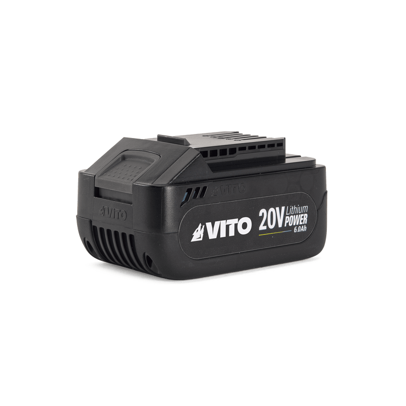 Vito (VIBCAS402B6CD) Sopladora Aspiradora de Hojas 40V, Cargador Doble y 2 Baterías de 6 Ah
