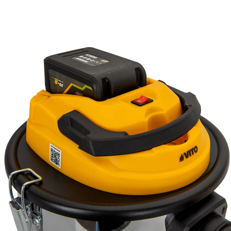 Aspiradora/sopladora de cenizas inalámbrica Vito (VIBCASC12SFL20) 20V Li 12l