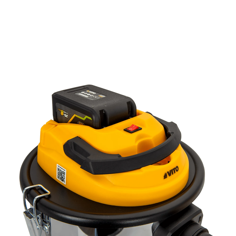 Aspiradora/sopladora de cenizas inalámbrica Vito (VIBCASC12SFL20) 20V Li 12l