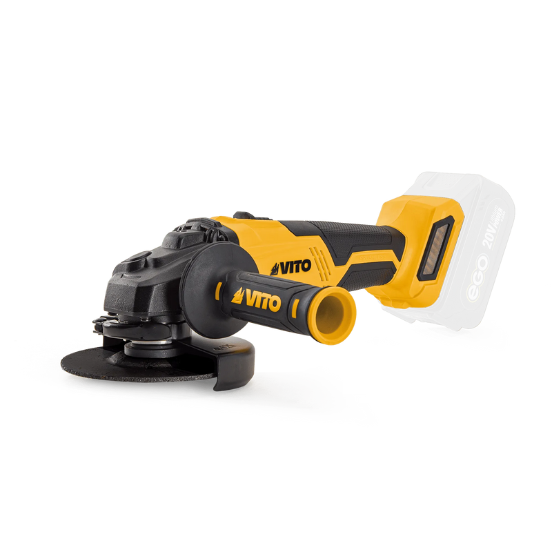 Amoladora angular sin escobillas Vito (VIBCRBSFL20) 20V - 125 mm