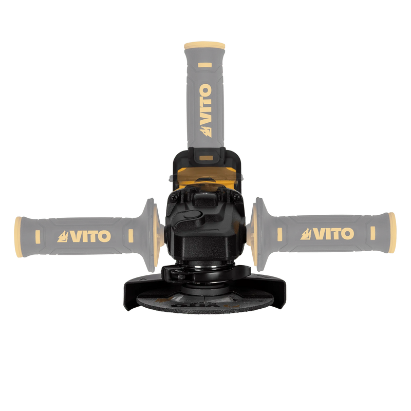 Amoladora angular sin escobillas Vito (VIBCRBSFL20) 20V - 125 mm