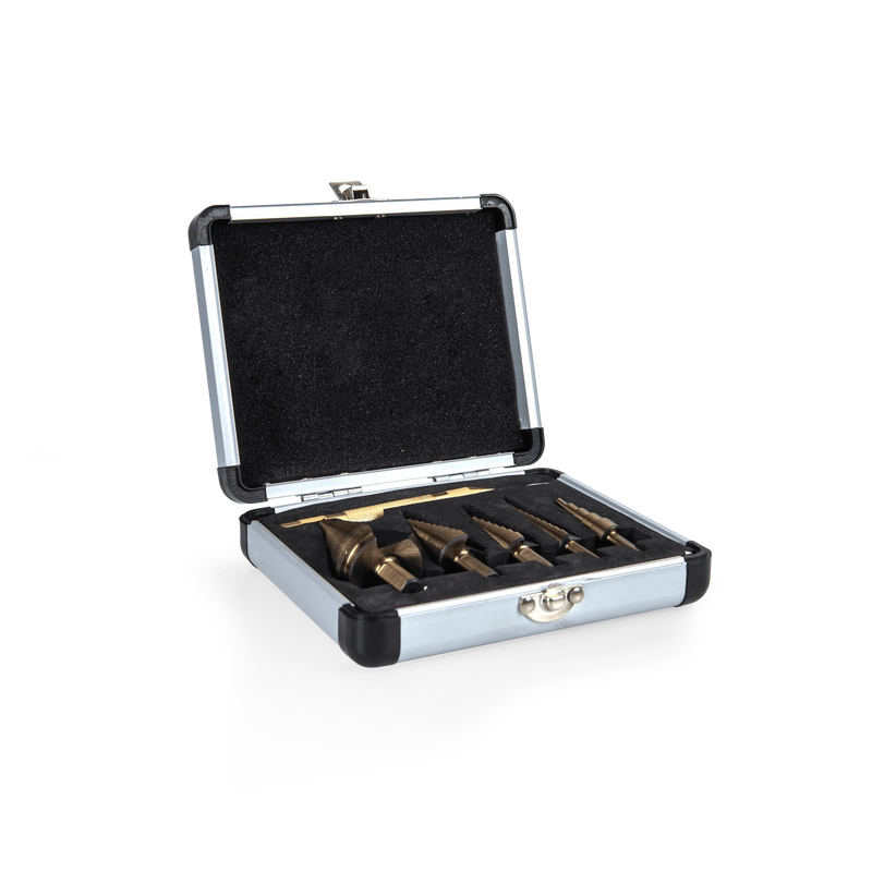 Conjunto de 5 brocas escalonadas HSS Vito (VIBEHSS5) (6-35, 4-22, 6-18, 4-12, 4-12mm)