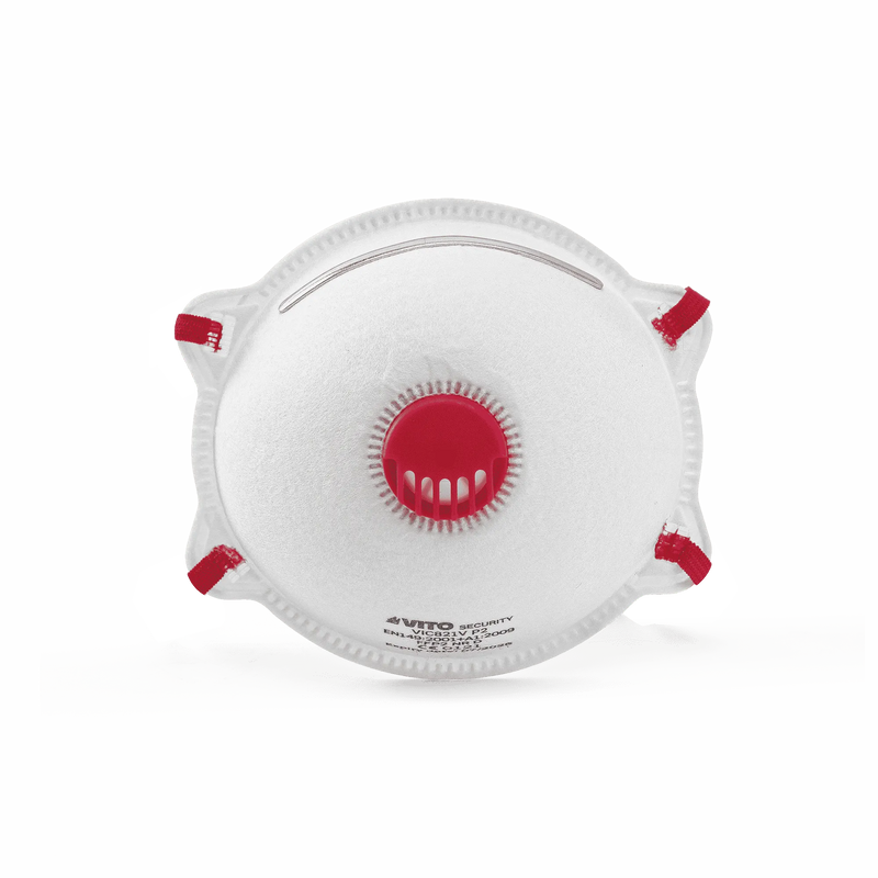 Respirador para partículas Vito (VIC821VC) com válvula FFP2 - 12UN