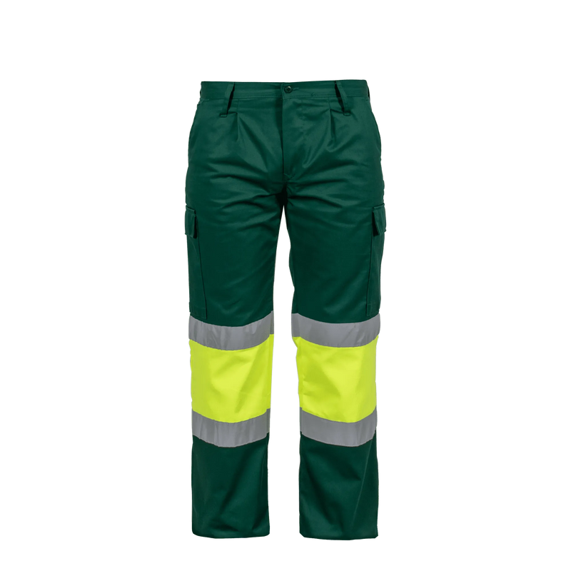 Calça de trabalho de alta visibilidade Vito (VICAV40) verde