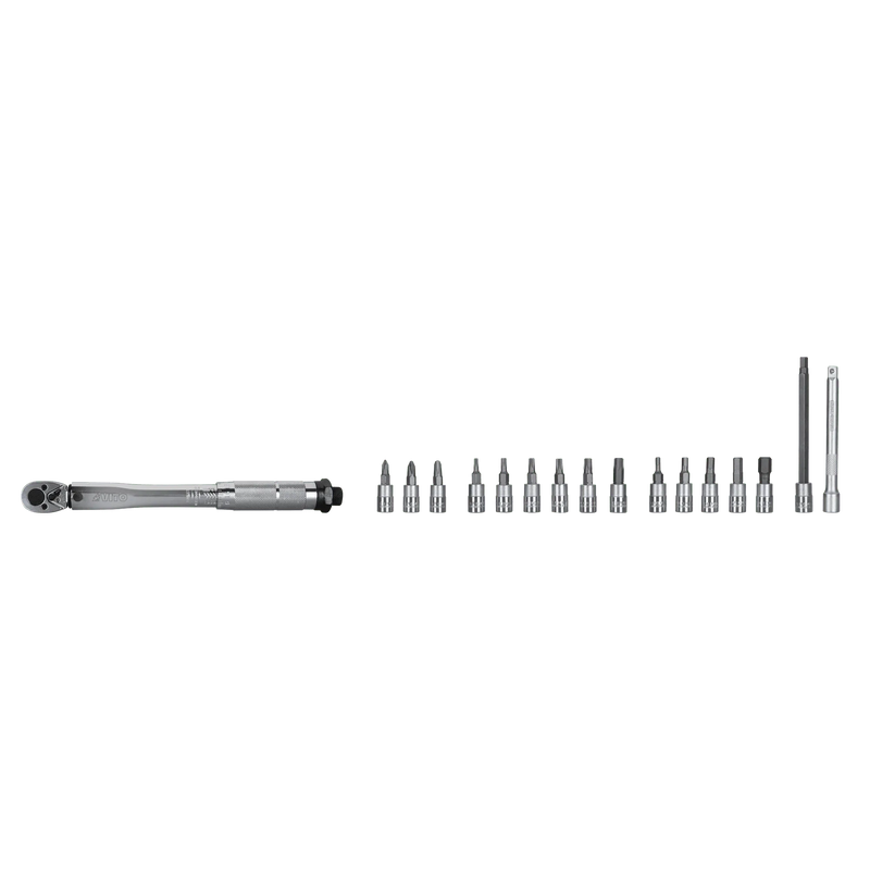 Interruptor dinamométrico Vito (VICD14) ¼" 2-24 Nm com bits