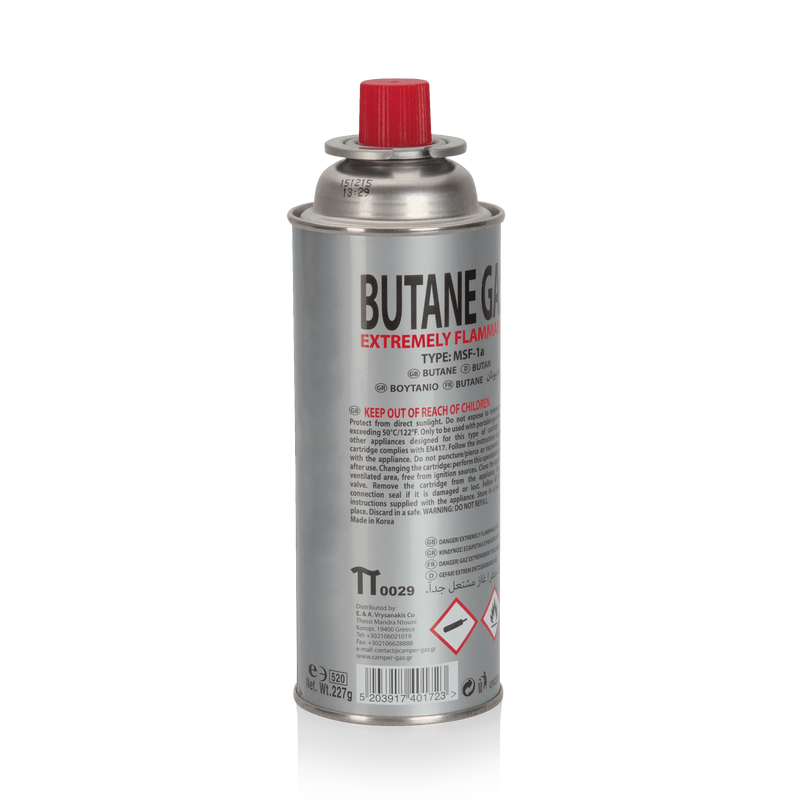 Vito (VICG227) 227g Gas Cartridge With Male Bayonet Valve