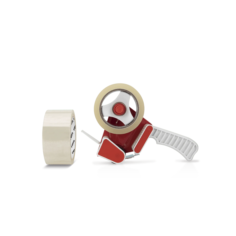 Dispensador de fita adesiva Vito (VICJAF) com 2 fitas adesivas para embalagem de 50 mm x 66 m