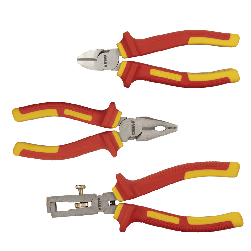 Vito (VICMAEA) 3 Pcs Plier Set Vde 1000V