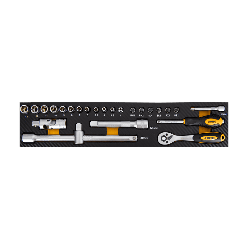 Vito (VICMF90) Metallic Tool Box - 90 Pieces